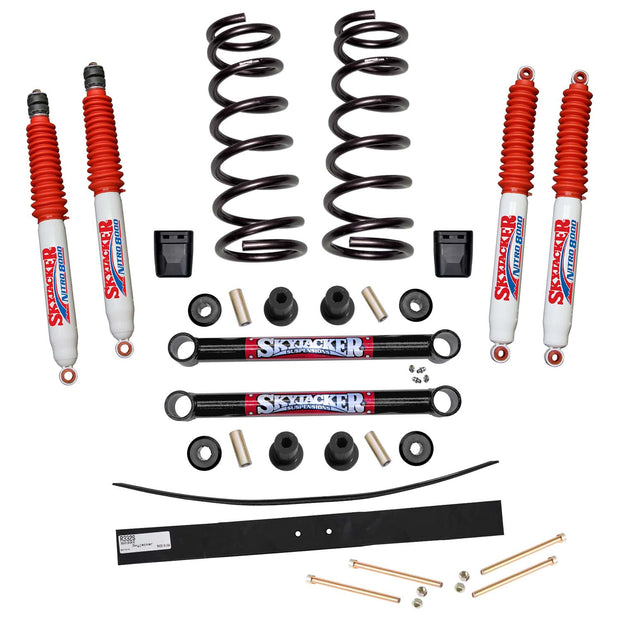 Suspension Lift Kit w/Shock Nitro Shocks 3.5-4 Inch Lift Incl. Coil Springs Skyjacker