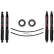 Suspension Lift Kit w/Shock Black MAX Shocks 2.5 Inch Lift Incl. Front Spacer Kit Add-A-Leaf Skyjacker