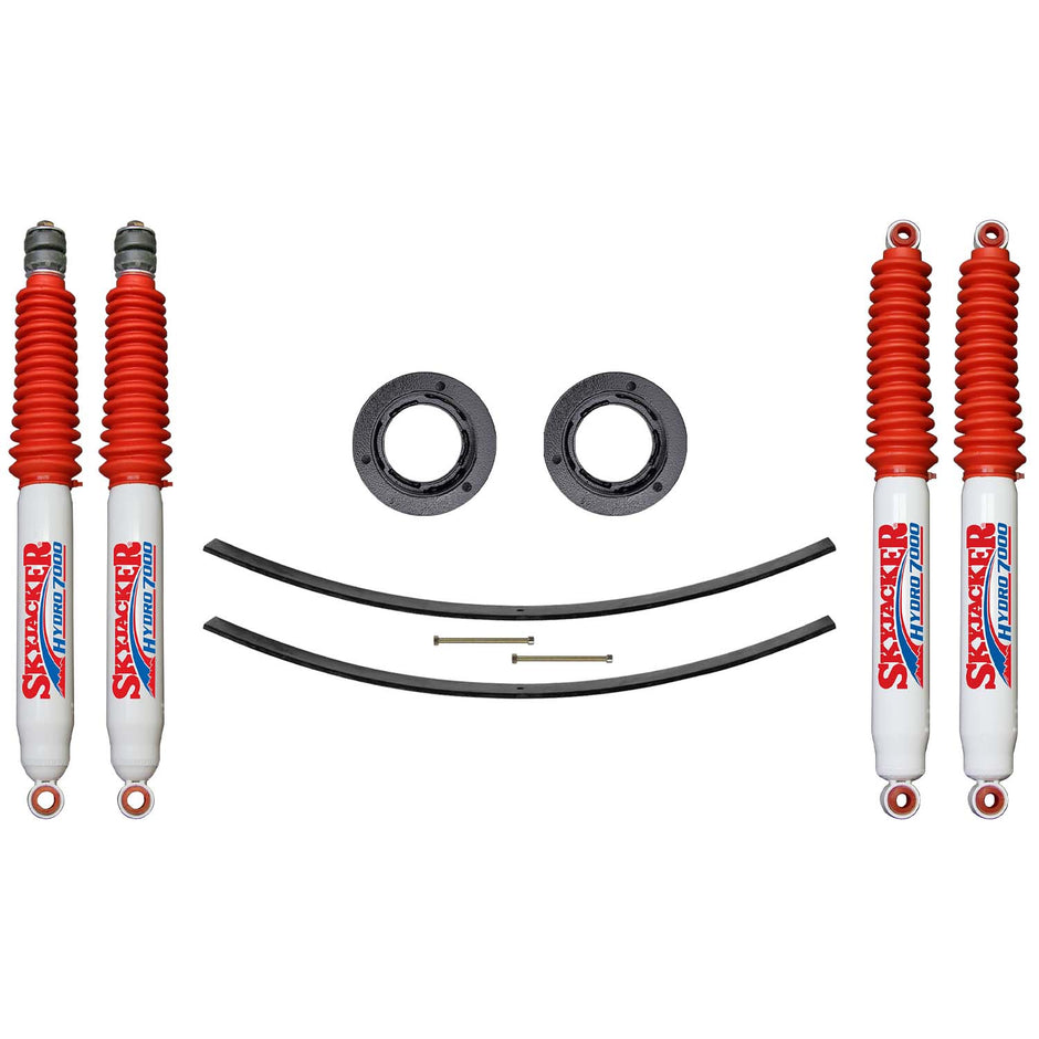 Suspension Lift Kit w/Shock 2.5 Inch Lift Incl. Front Spacer Kit Add-A-Leaf Skyjacker