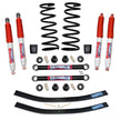 Suspension Lift Kit w/Shock 3 Inch Lift Incl. Front Coil Springs Rear Add-A-Leafs U Bolt Kit Lower Links Bump Stops Skyjacker