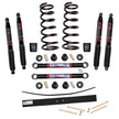 Suspension Lift Kit w/Shock Black MAX Shocks 2.5-3.5 Inch Lift Incl. Front Springs Add-A-Leafs Skyjacker