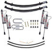 Lift Kit 4 Inch Lift Includes Front Leaf Springs Front U Bolt Kit Front Bushing Kit Rear Add-A-Leafs Skyjacker
