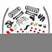 Class II Lift Kit 5 Inch Lift 03-08 Dodge Ram 2500/3500 Includes Coil Springs PN[D45] Front Dual Shock Brackets Component Box PNs[D45523/D4523] Skyjacker