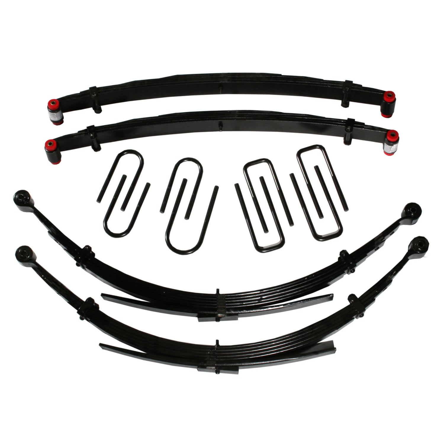Lift Kit 6 Inch Lift 72-74 Dodge W100/W200 Pickup Includes Front/Rear Leaf Springs Front/Rear U Bolt Kits Front Bushing Kit Skyjacker