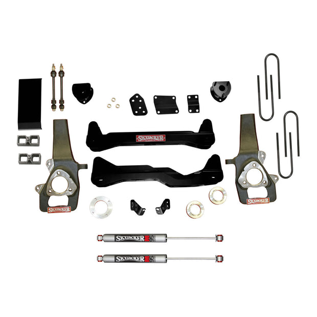 Suspension Lift Kit w/Shock M95 Performance Shocks 4 Inch Lift 4 Shocks 06-08 Dodge Ram 1500 Skyjacker