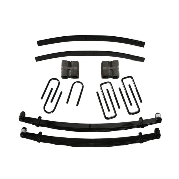 Lift Kit 6 Inch 92-93 Dodge W250/W350 Front/4.5 Inch Rear Lift Includes Front Leaf Springs Front/Rear U Bolt Kits Front Bushing Kit Rear Block Rear Add-A-Leafs Skyjacker