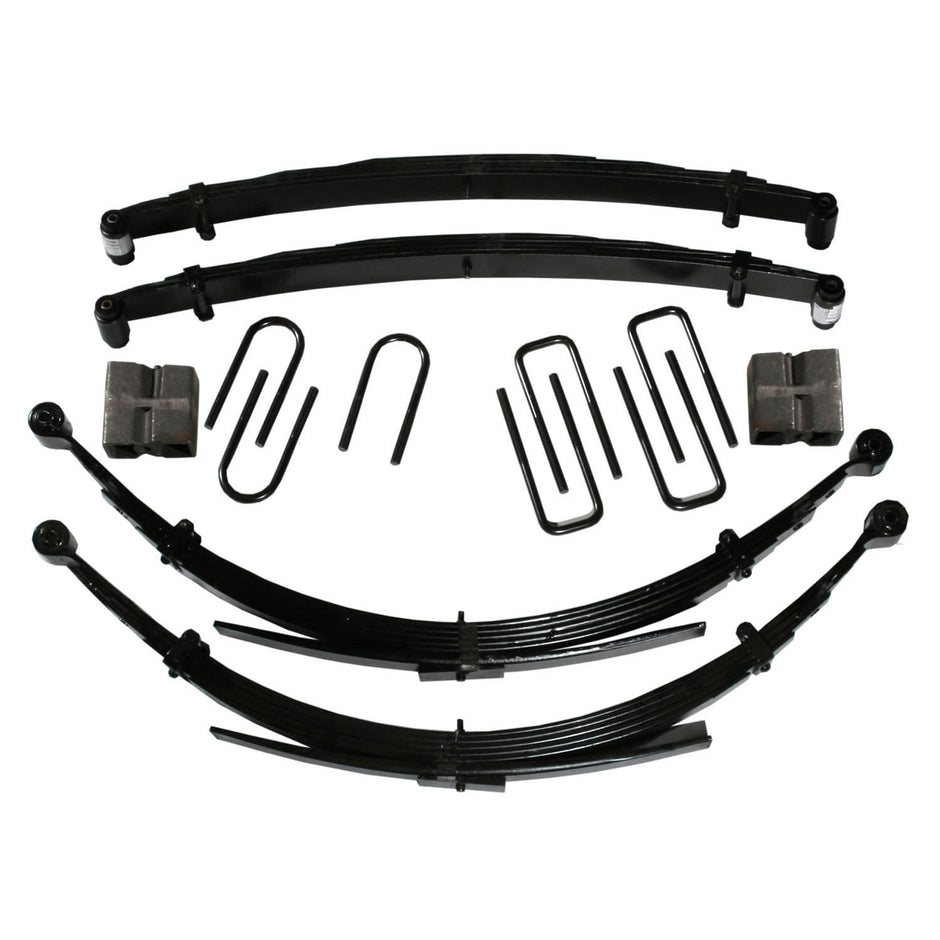 Lift Kit 6 Inch 92-93 Dodge W250/W350 Front/4.5 Inch Rear Lift Front/Rear Leaf Springs Front/Rear U Bolt Kits Front/Rear Bushing Kit Rear Block Skyjacker