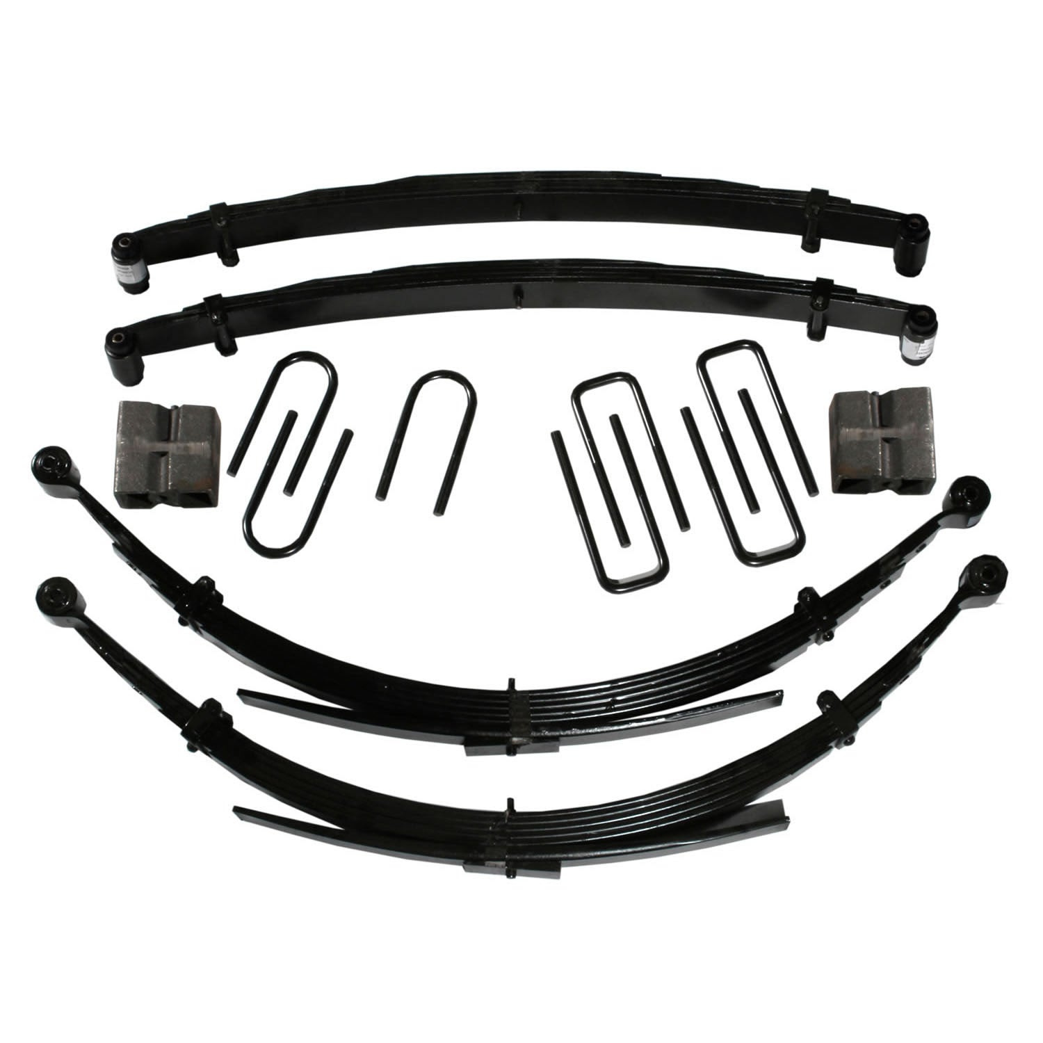 Lift Kit 6 Inch 92-93 Dodge W250/W350 Front/4.5 Inch Rear Lift Front/Rear Leaf Springs Front/Rear U Bolt Kits Front/Rear Bushing Kit Rear Block Skyjacker