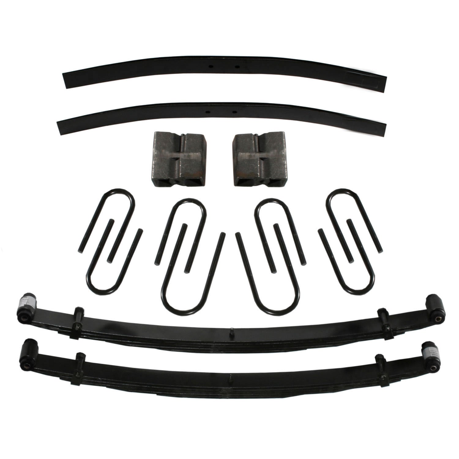Lift Kit 8 Inch Lift 68-74 Dodge W100 Pickup Includes Front Leaf Springs Front/Rear U Bolt Kit Front Bushing Kit Rear Block Rear Add-A-Leaf Skyjacker