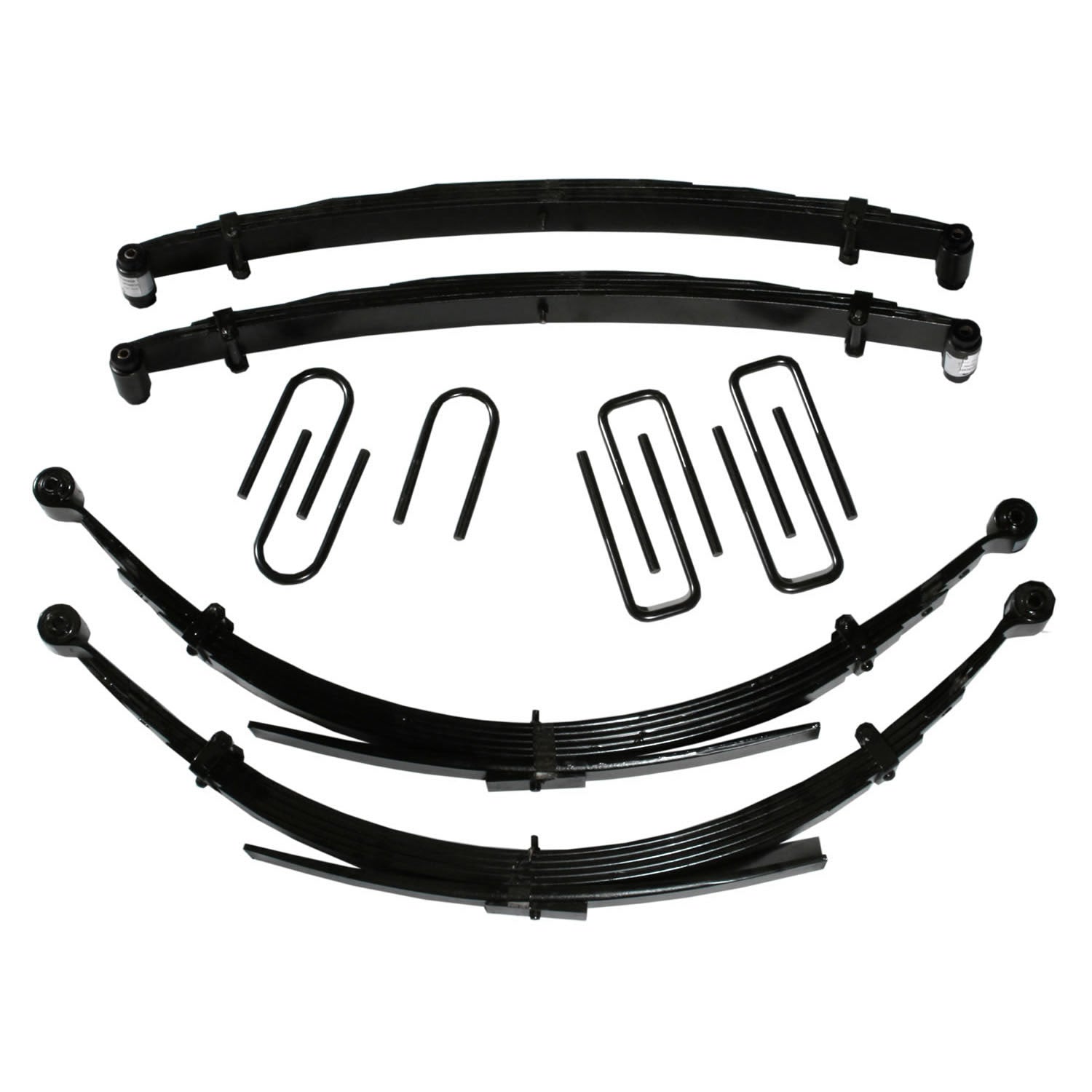 Lift Kit 8 Inch Lift 75-93 Dodge Ramcharger 75-80 Dodge W200 75-77 Dodge W100 75-81 Plymouth Trailduster 77-93 Dodge W150 81-93 Dodge W250 86-89 Dodge W100 Includes Front/Rear Leaf Springs Front/Rear U Bolt Kits Front Bushing Kit Skyjacker