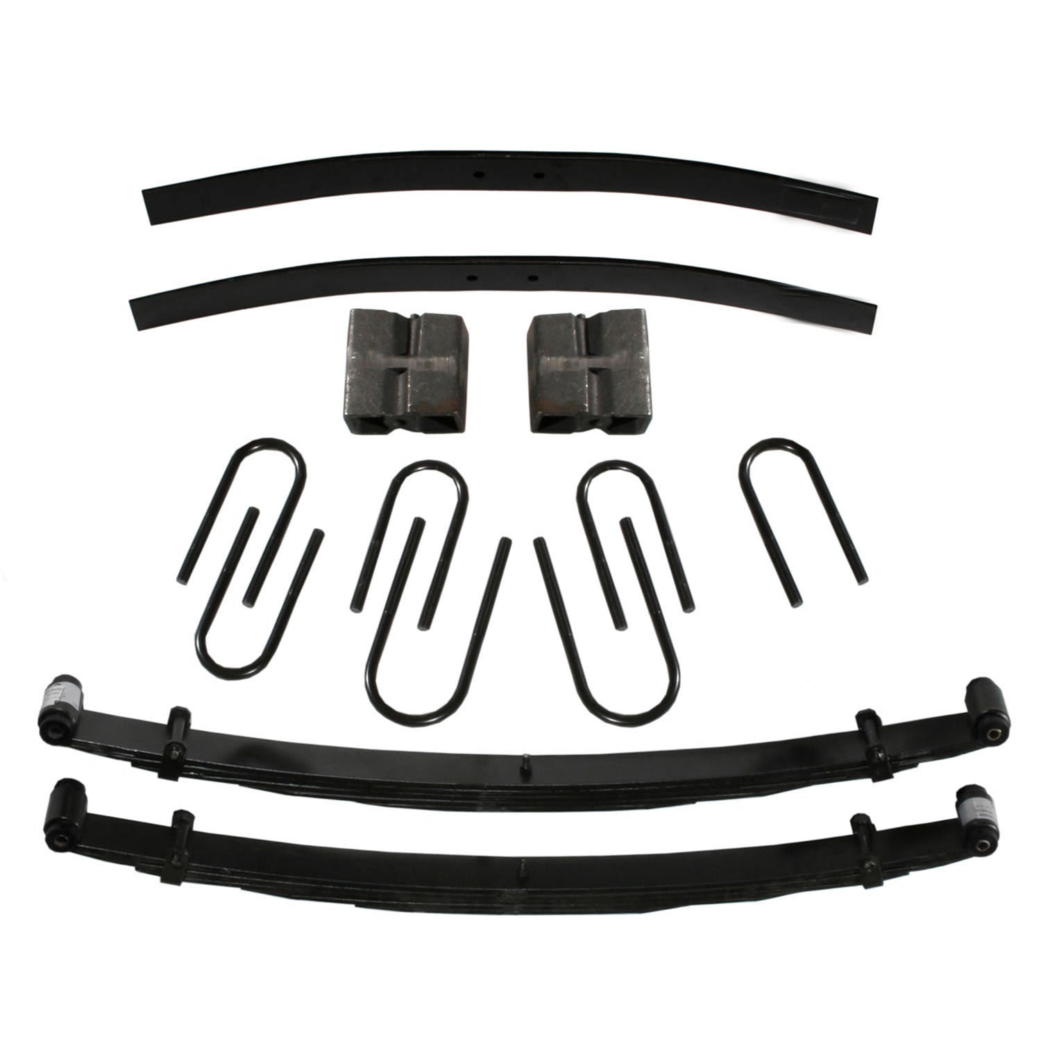 Lift Kit 7-8 Inch Lift 75-80 Dodge W300 Includes Front Leaf Springs Front/Rear U Bolt Kits Front Bushing Kit Rear Block Rear Add-A-Leafs Skyjacker