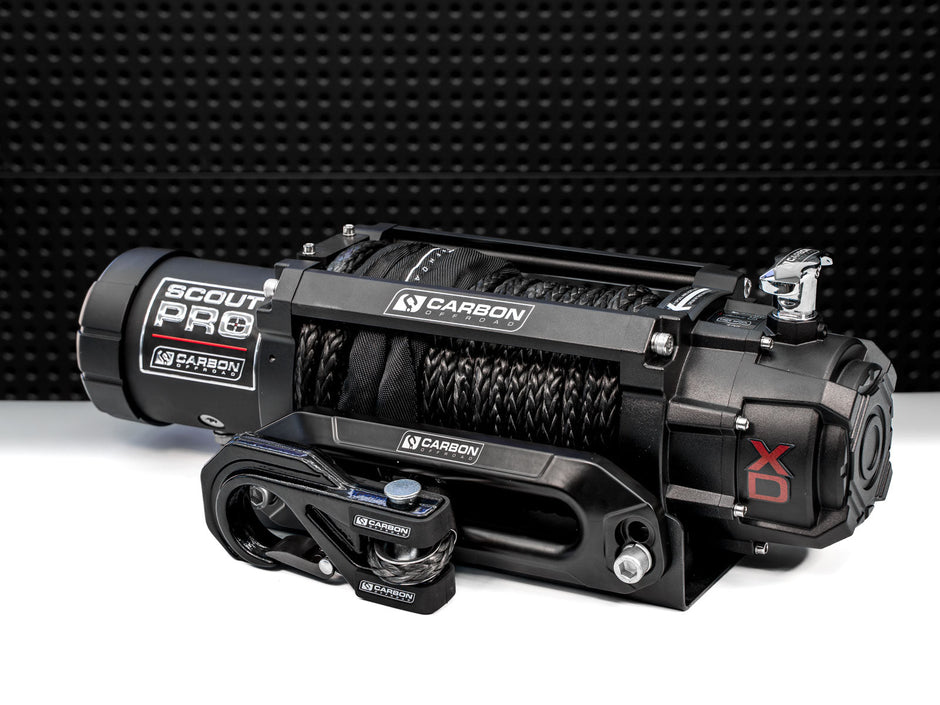 Carbon Scout Pro 10000lb Winch V3 — BYO Hook