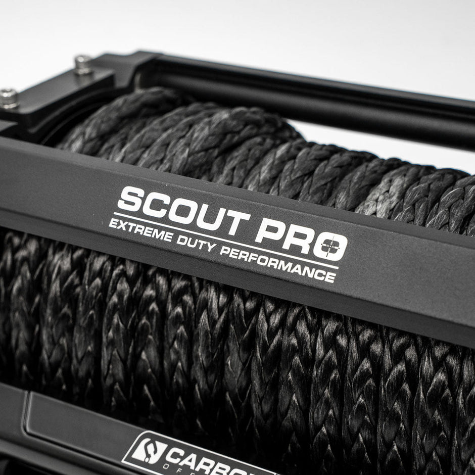 Carbon Scout Pro 15000lb Winch V3 — BYO Hook