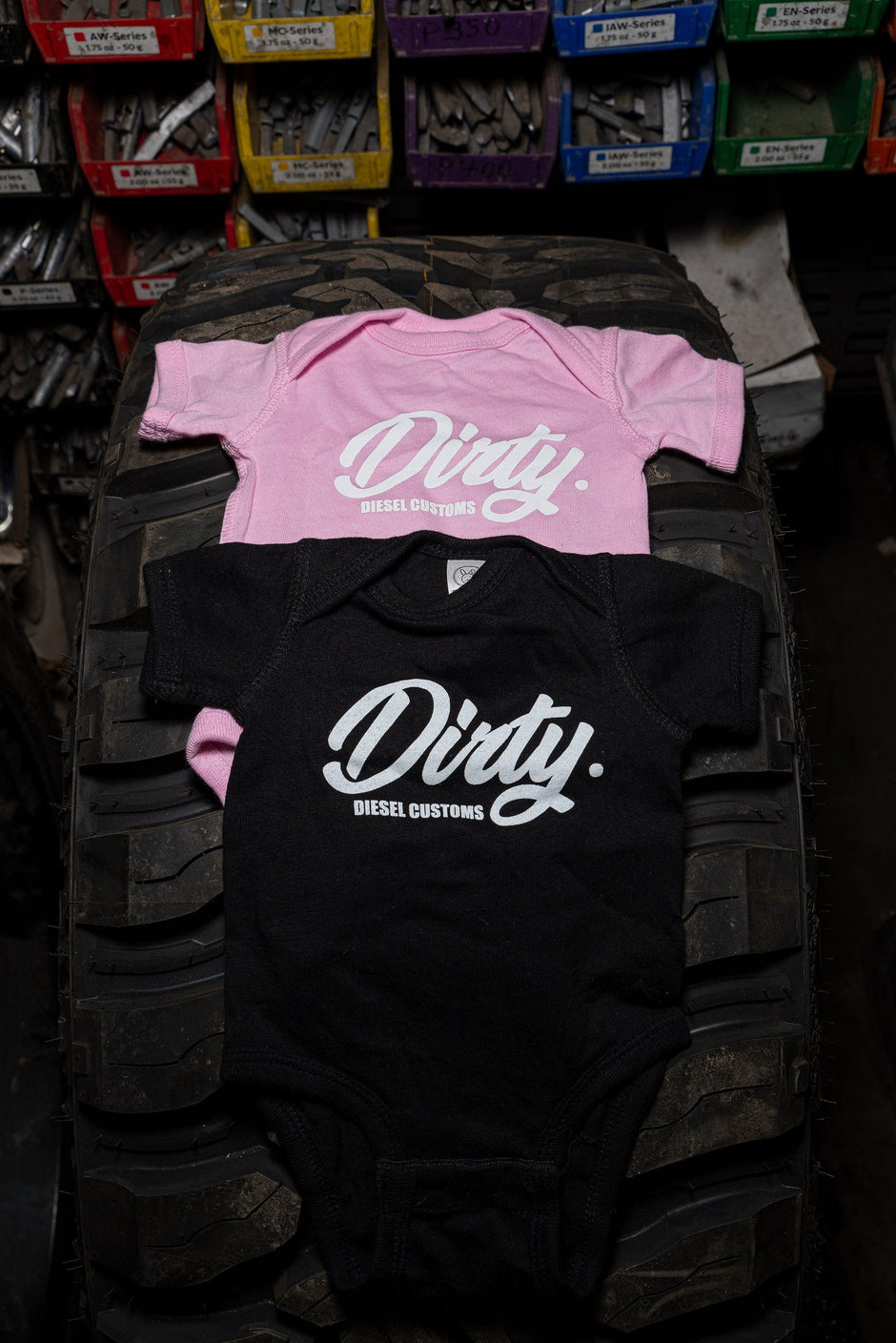 Dirty Diesel Baby Onesie