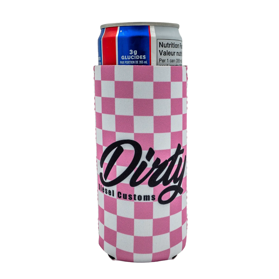 Dirty Diesel Checkered Drink Koozies