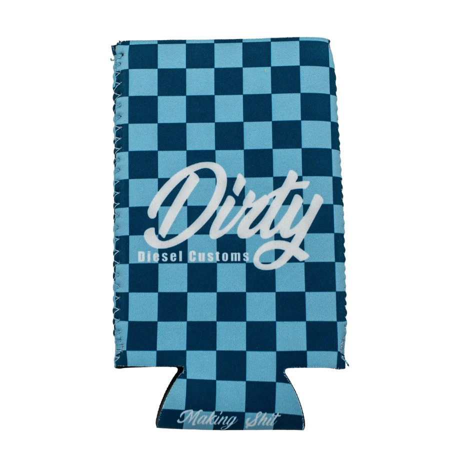 Dirty Diesel Checkered Drink Koozies