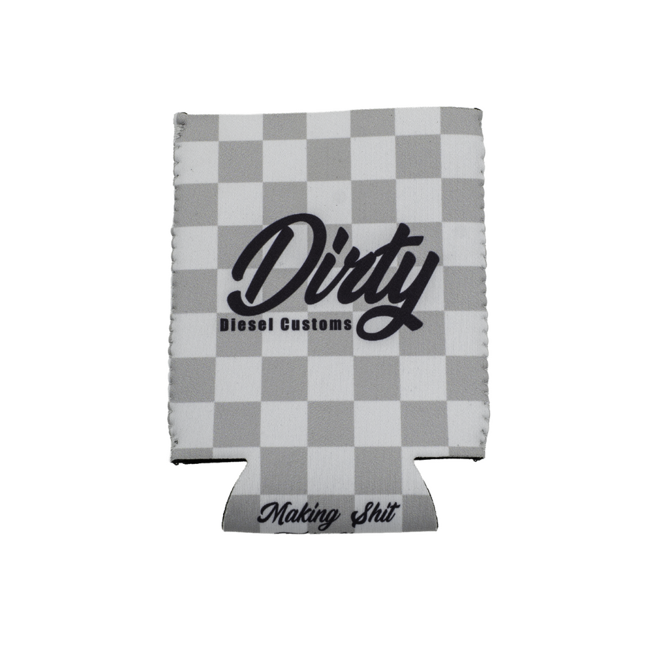 Dirty Diesel Checkered Drink Koozies
