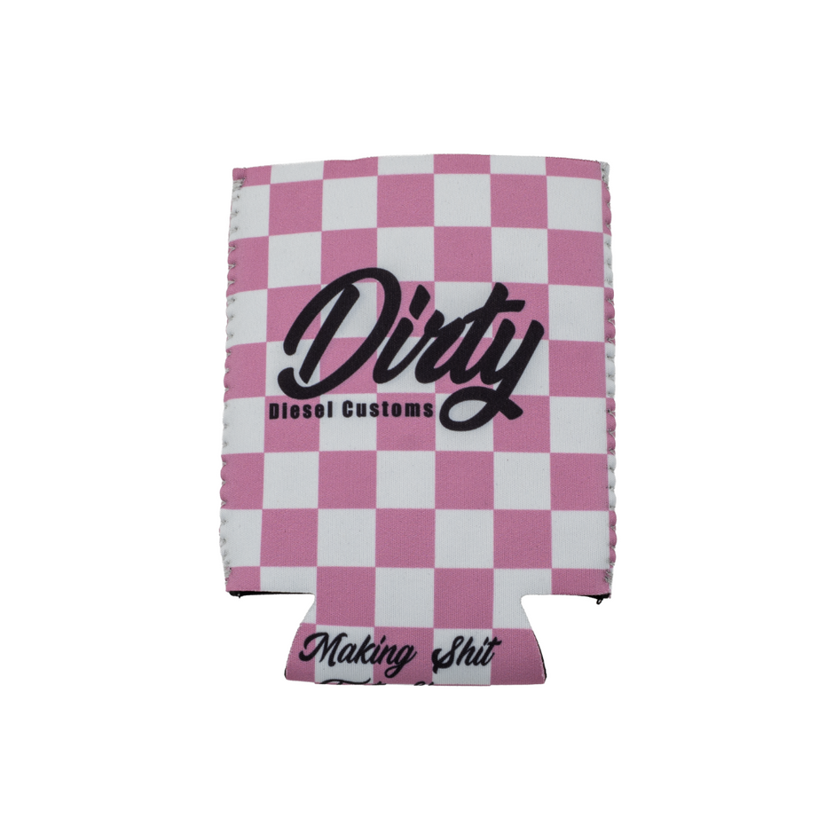 Dirty Diesel Checkered Drink Koozies