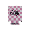 Dirty Diesel Checkered Drink Koozies