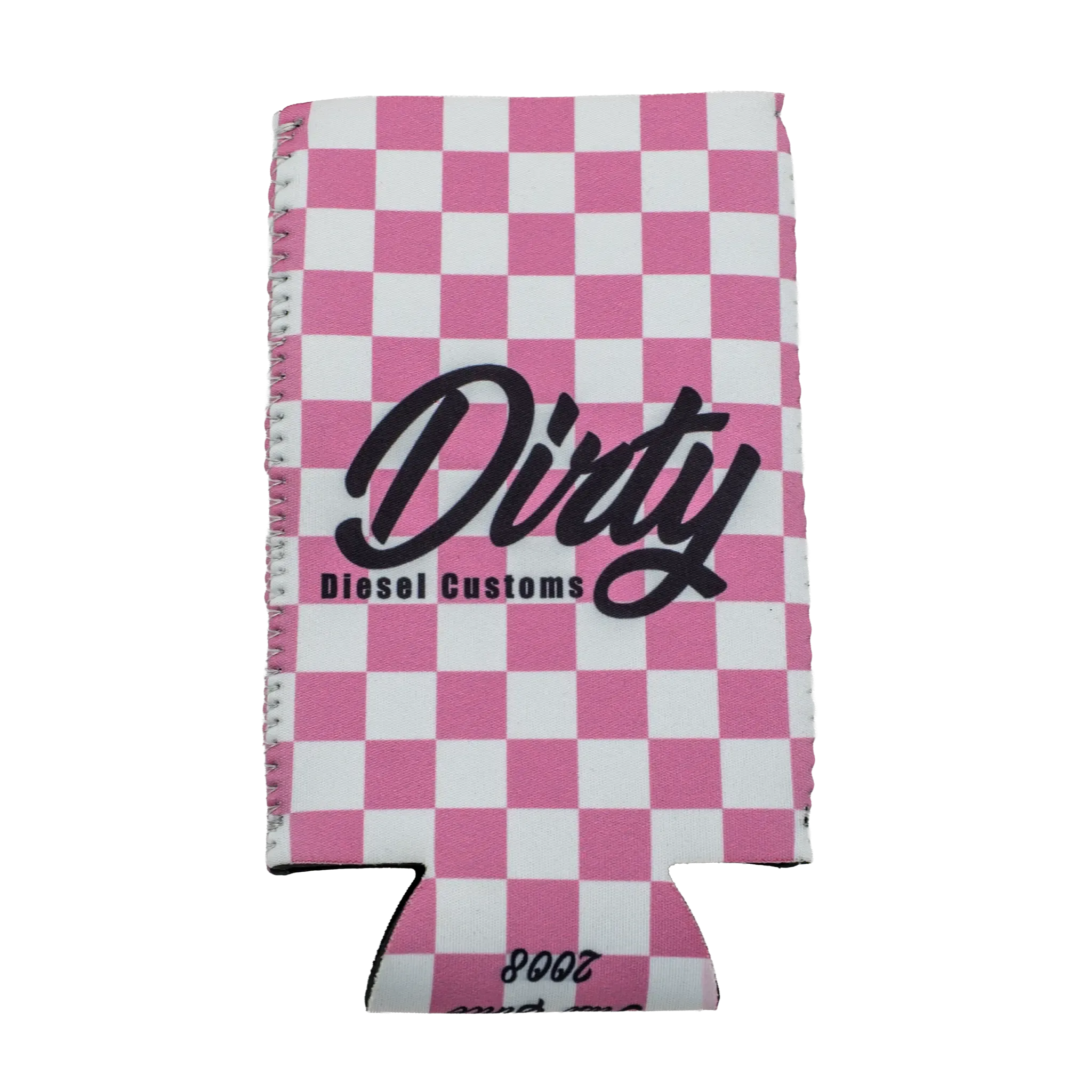 Dirty Diesel Checkered Drink Koozies