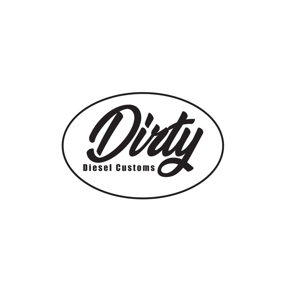 Dirty Diesel Circle Slap Stickers