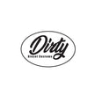 Dirty Diesel Circle Slap Stickers