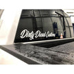 Dirty Diesel Customs Banner Sticker