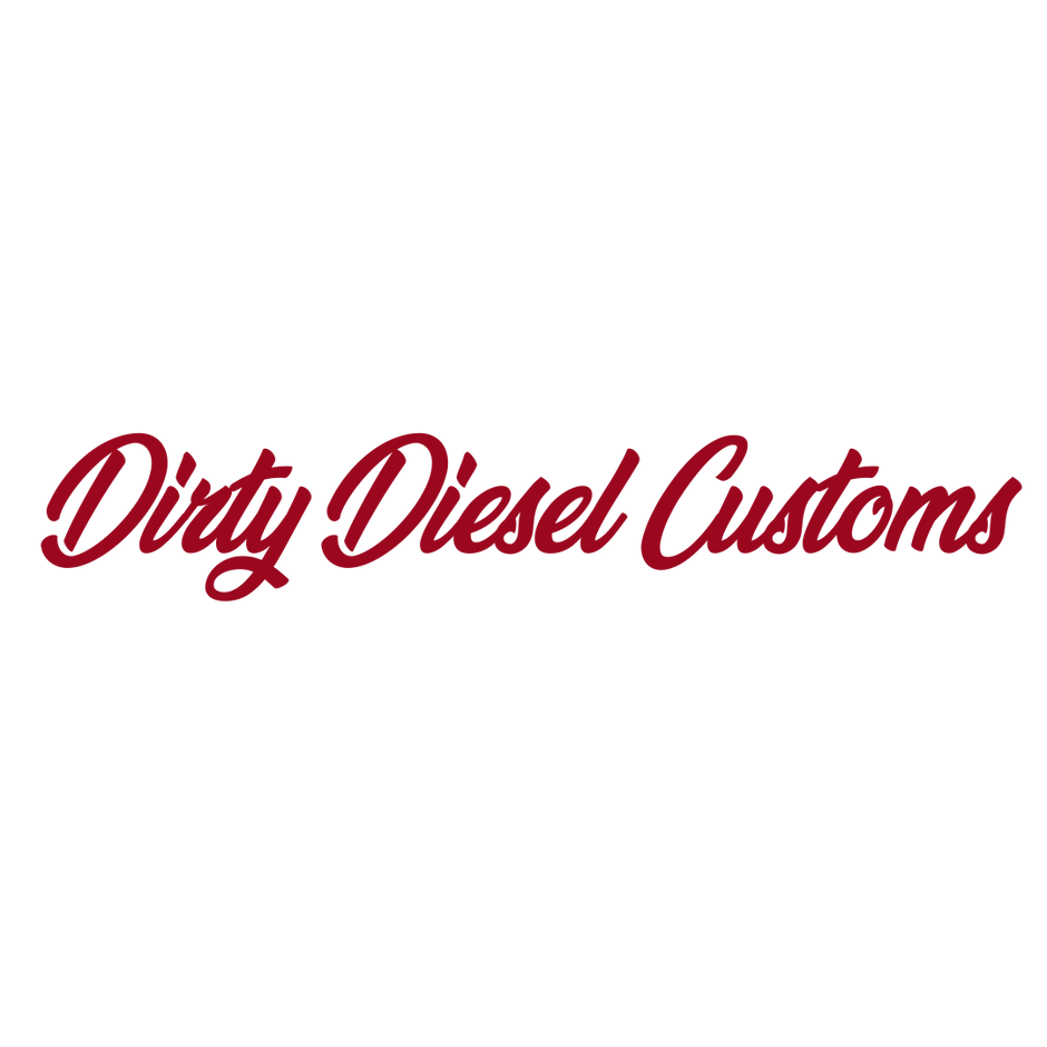 Dirty Diesel Customs Banner Sticker