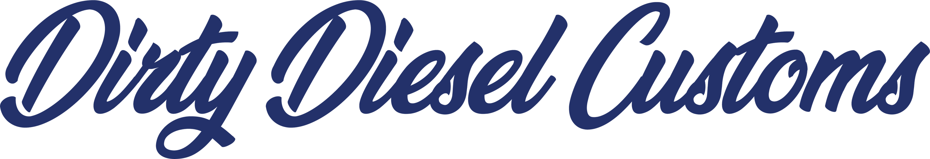 Dirty Diesel Customs Banner Sticker