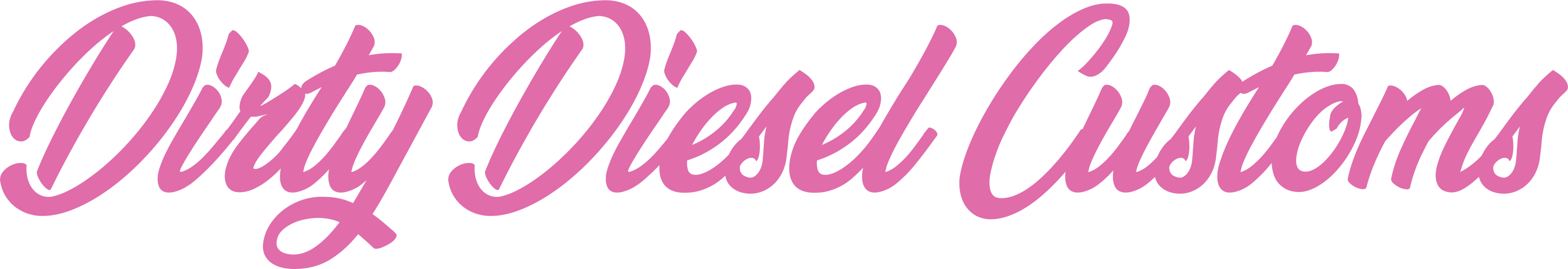 Dirty Diesel Customs Banner Sticker