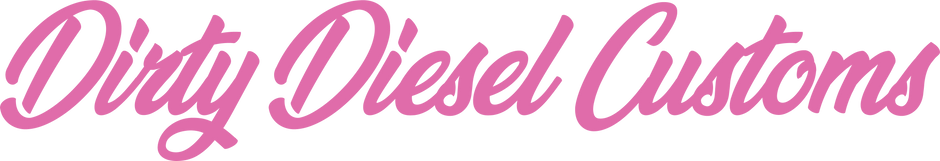 Dirty Diesel Customs Banner Sticker