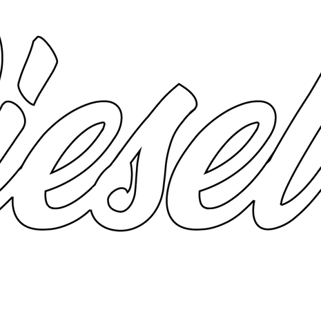 Dirty Diesel Customs Banner Sticker