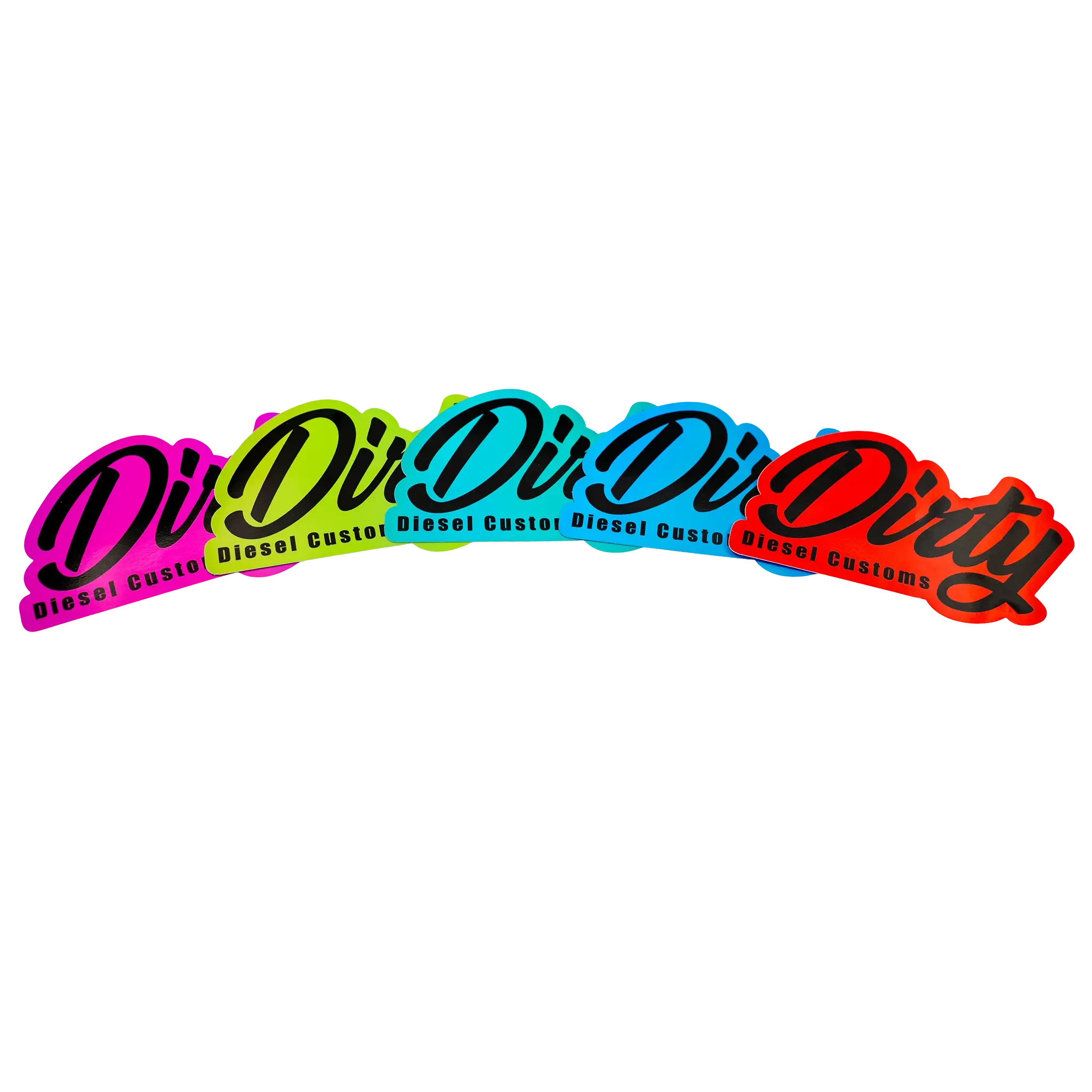 Dirty Diesel Holographic Sticker