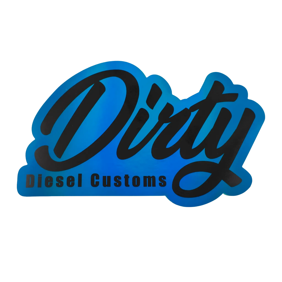 Dirty Diesel Holographic Sticker