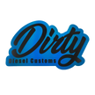 Dirty Diesel Holographic Sticker