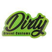 Dirty Diesel Holographic Sticker