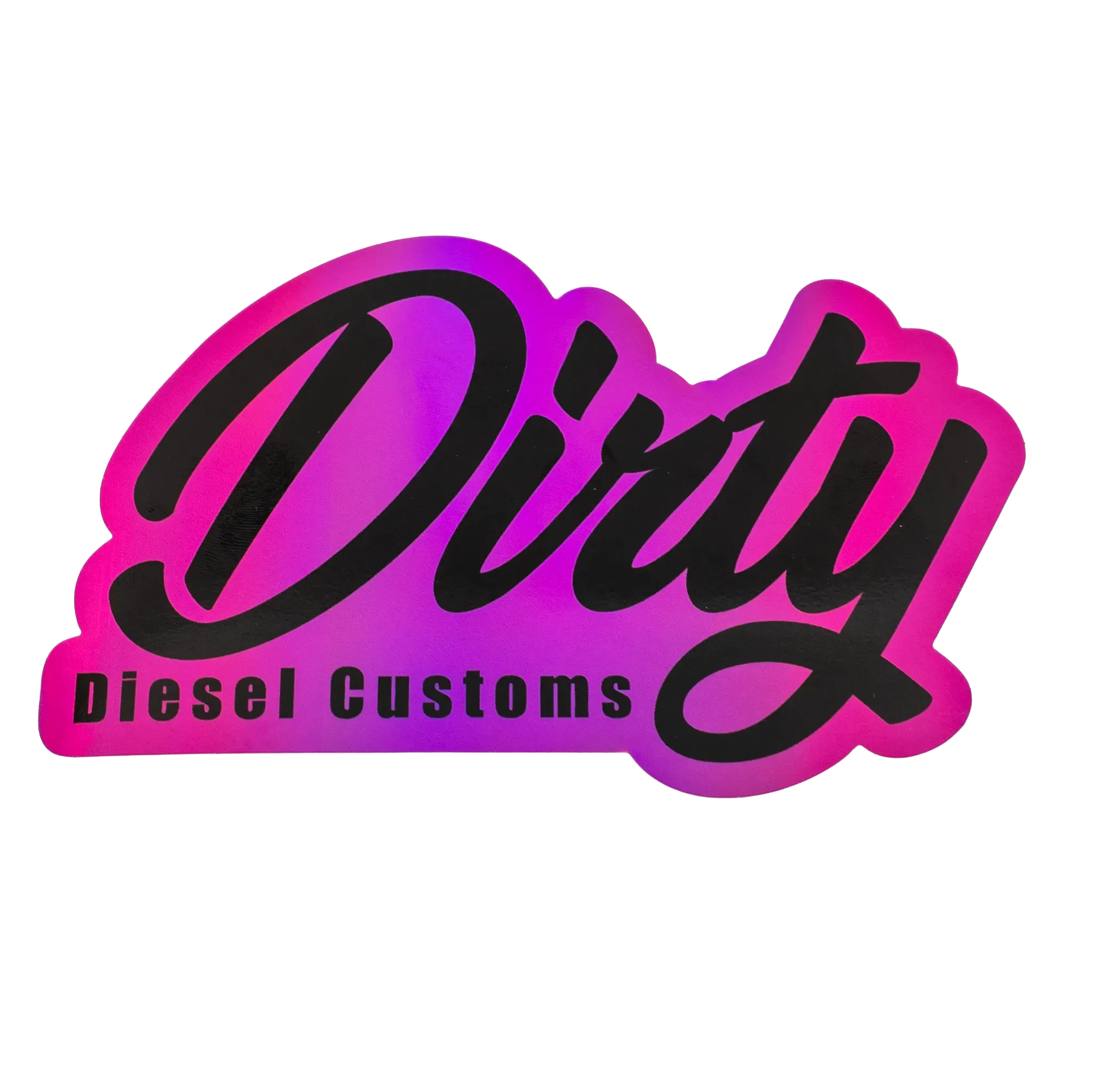 Dirty Diesel Holographic Sticker