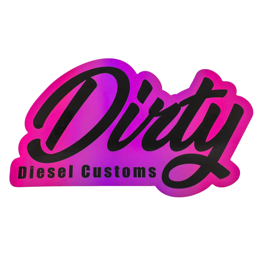 Dirty Diesel Holographic Sticker