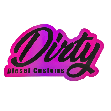 Dirty Diesel Holographic Sticker