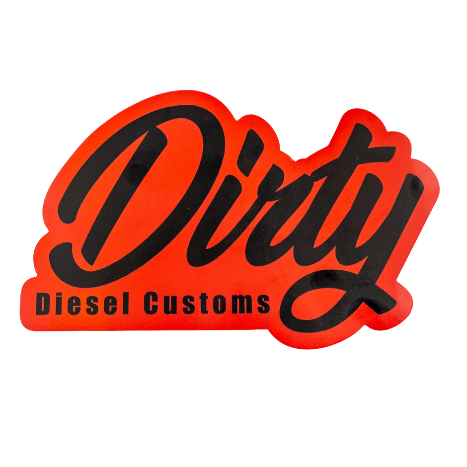 Dirty Diesel Holographic Sticker