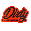 Dirty Diesel Holographic Sticker