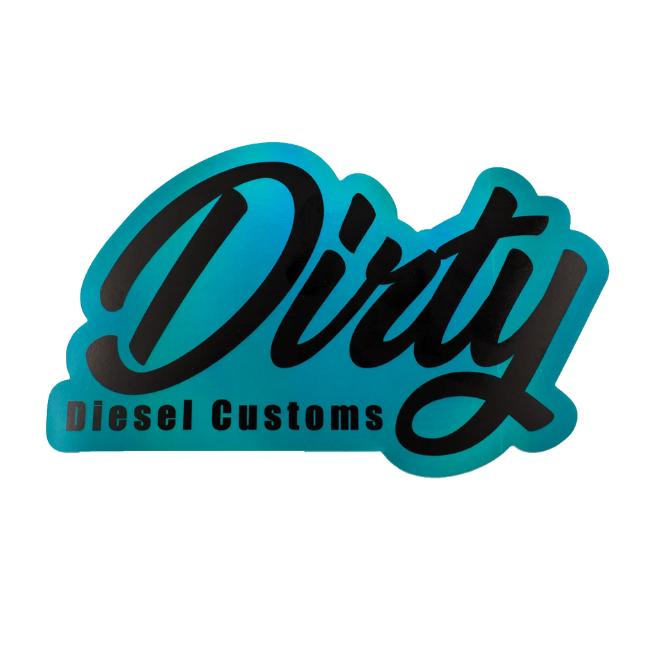 Dirty Diesel Holographic Sticker