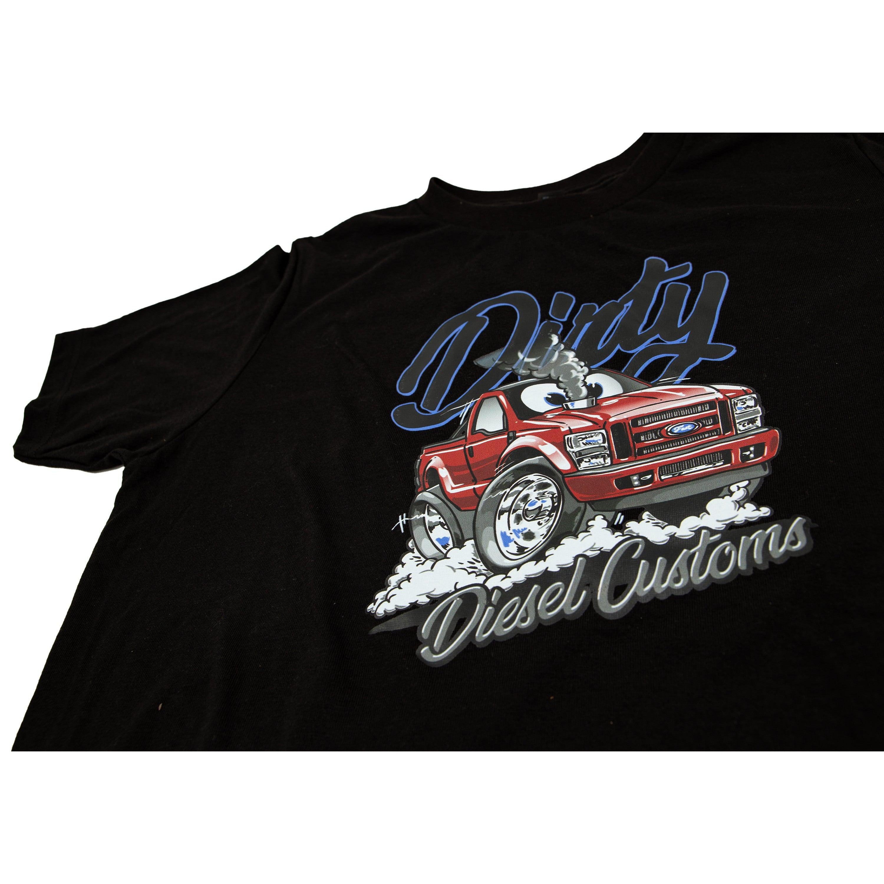 Dirty Diesel Kids Cartoon Truck T-Shirt