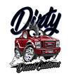 Dirty Diesel Kids Cartoon Truck T-Shirt