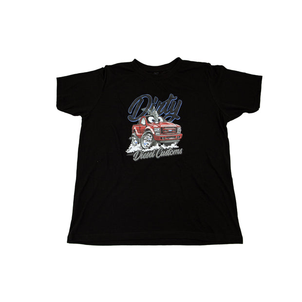 Dirty Diesel Kids Cartoon Truck T-Shirt