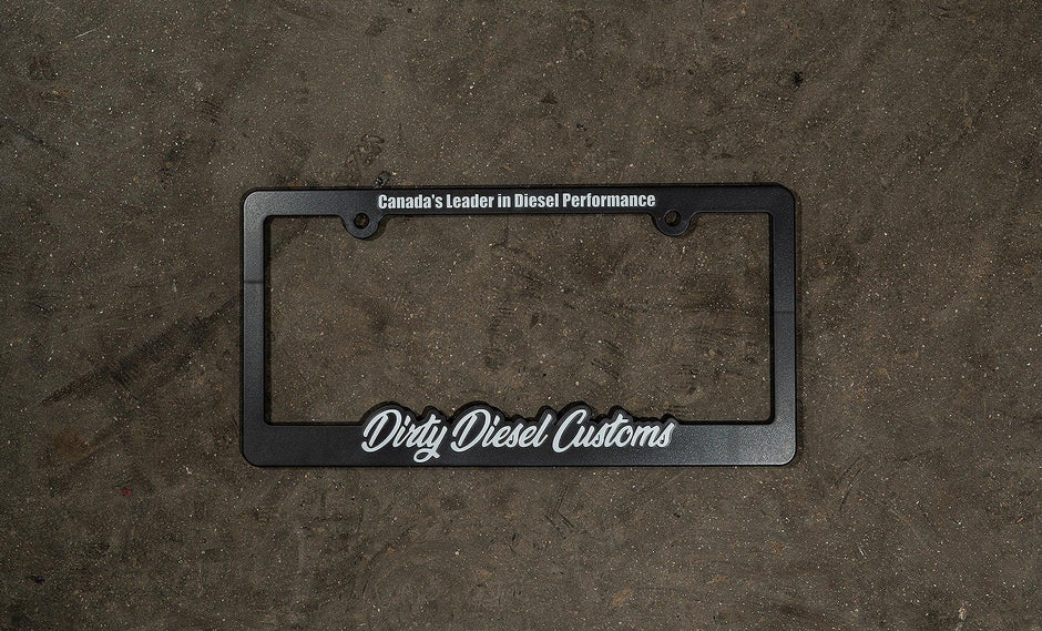 Dirty Diesel License Plate Frame