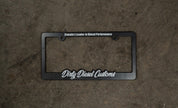 Dirty Diesel License Plate Frame
