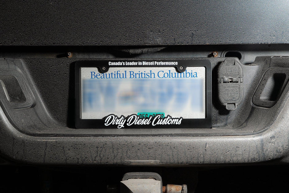 Dirty Diesel License Plate Frame