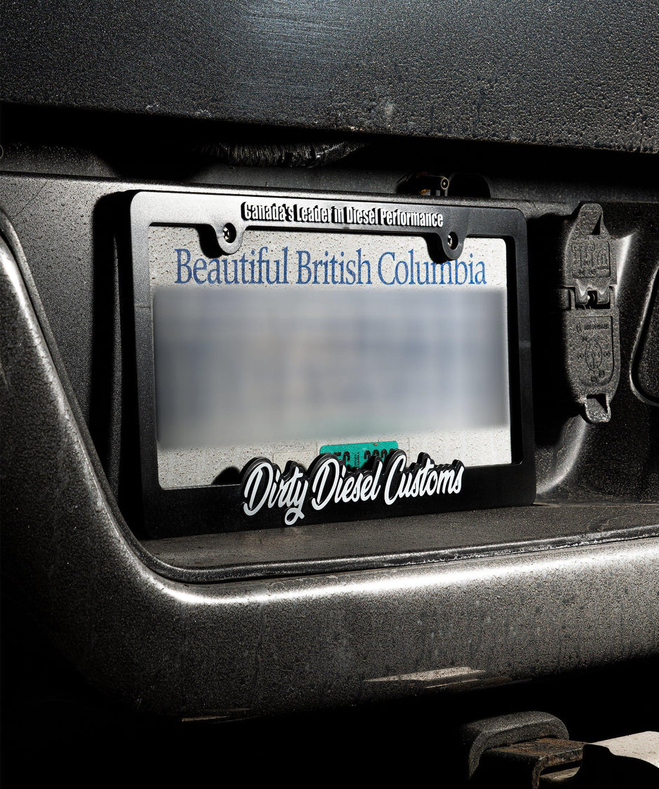 Dirty Diesel License Plate Frame
