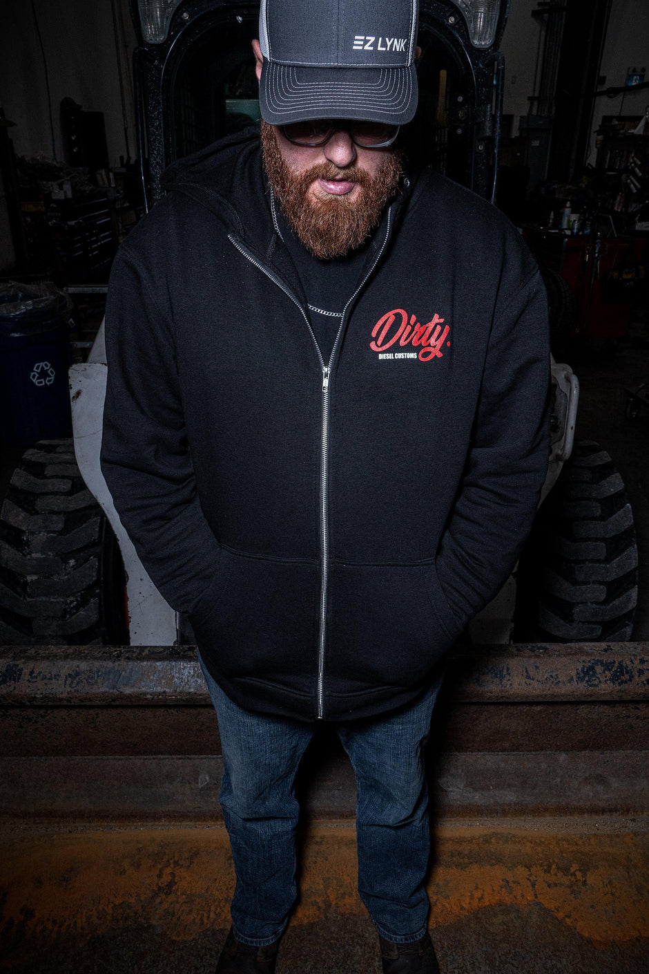 Dirty Diesel Zip Hoodie